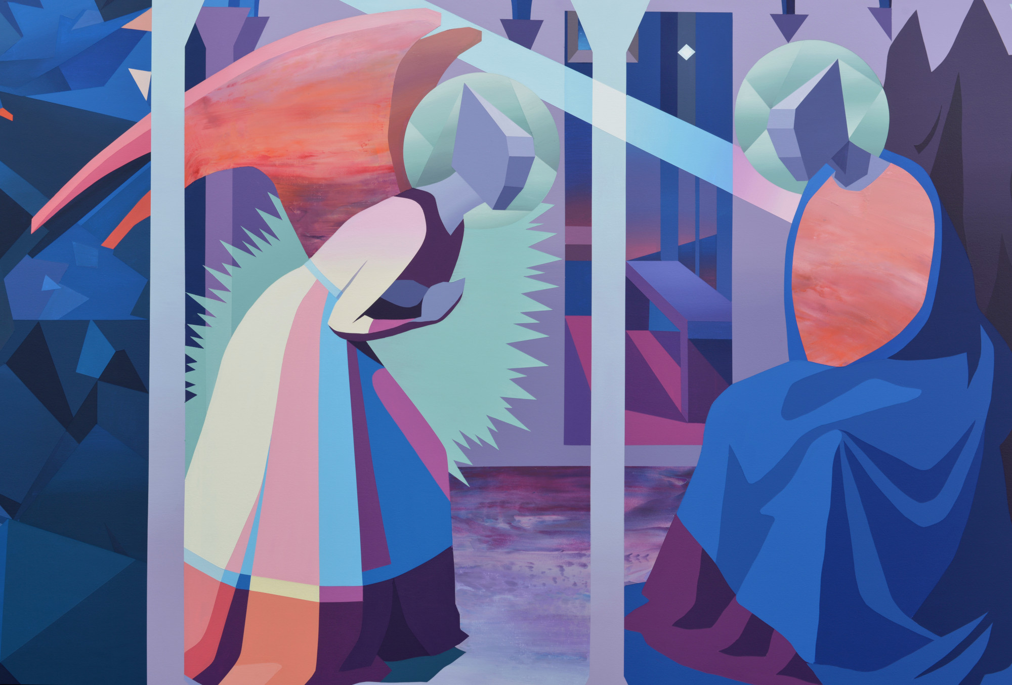 Annunciation (After Fra Angelico) detail